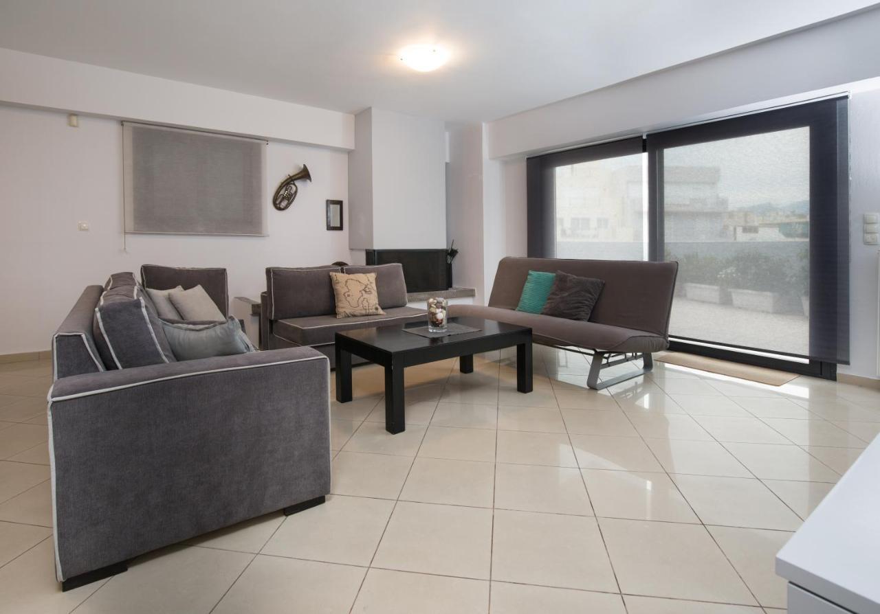 Spacious Modern Apartments With Great Rooftop View Athens Exterior photo